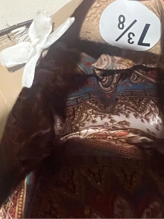 Teressa Foglia - Lace Hat - New in Box - Sz -7 3/8 - Picture 11 of 11